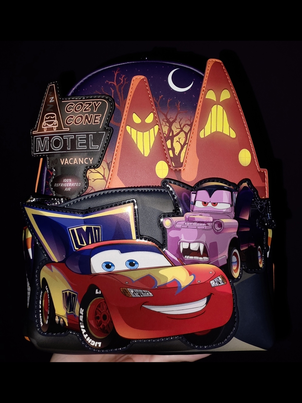 Loungefly Disney Pixar Cars Halloween Costumes Glow-in-the-Dark Mini Backpack